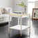 Modern History End Table