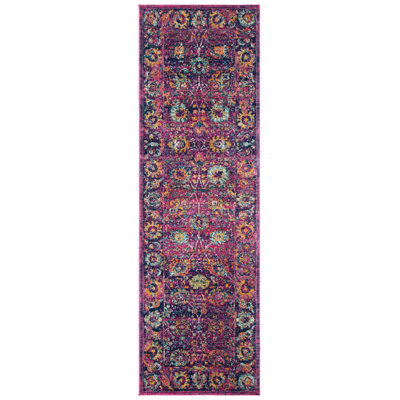 Goldstein Persian Fuchsia Area Rug