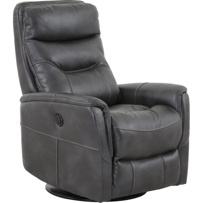 Akeelah 31" Wide Swivel Standard Recliner, Flint