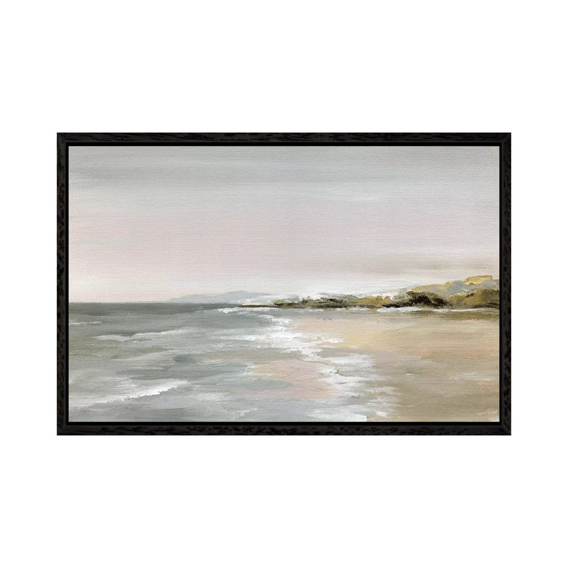New Shore by Nan - Print on Canvas, 152.5 cm H x 101.5 cm W, Black Framed