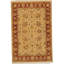 Wool Oriental Area Rug in Ivory/Red