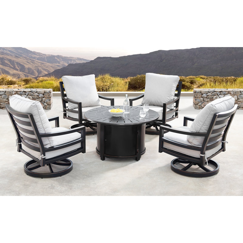 Mhyrren Outdoor 5 - Piece Conversation Set