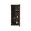 Armoire latérale flottante rayée pour salle de bain, armoire de rangement murale pour petits espaces