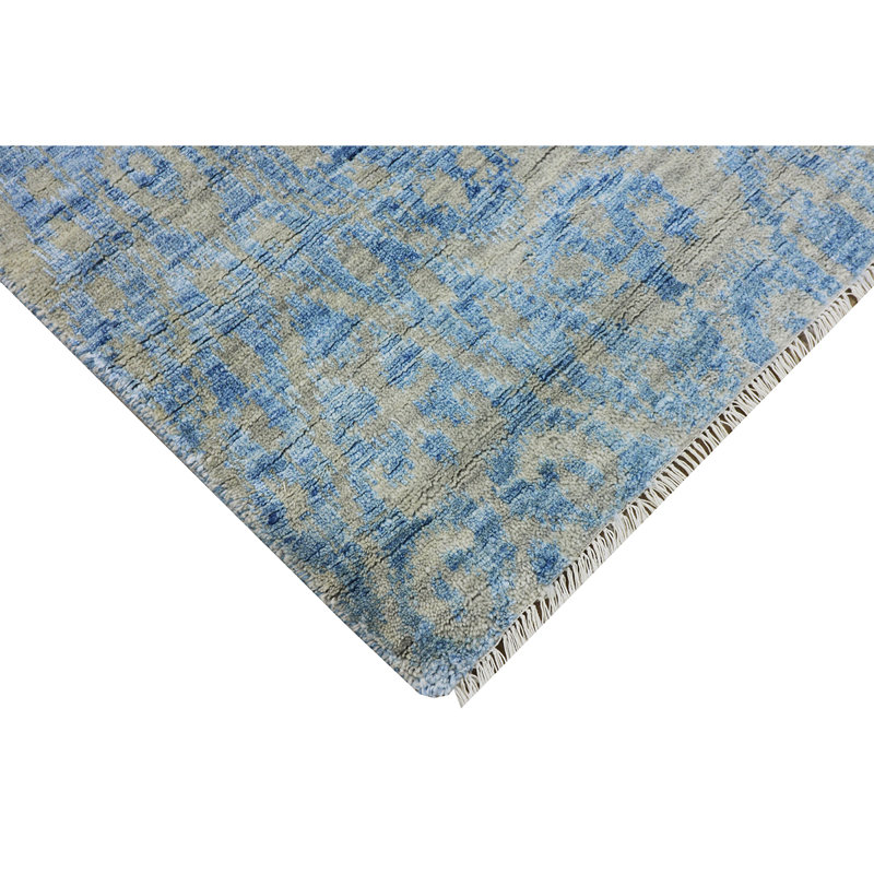 IKVLKV028SIAQ Area Rug in Silver, Rectangle 8' x 10'