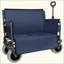 Chariot pliant 3-en-1 avec banquette - capacité de 500 lb de pneus de plage de 9 po x 4 po pour le camping et la plage-123511195