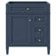 Base de meuble-lavabo autoportant moderne 30 po sans lavabo Oryvex