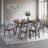 Kaela Walnut Finish Dining Table