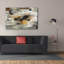 «Epic Graffiti« Neutral Abstract »par Silvia Vassileva, art mural sur toile, 60 po x 40 po-117052616