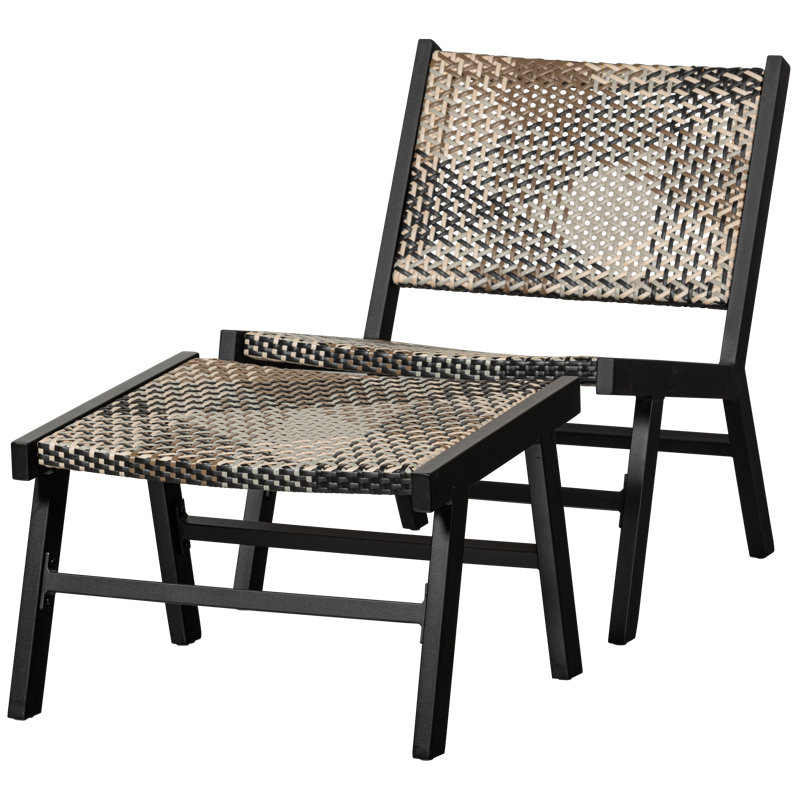 Pom Outdoor Armless Lounge Chair
