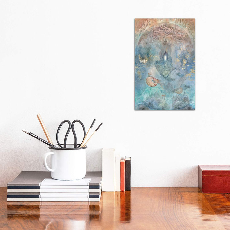 Nautilus II by Stephanie Law - Wrapped Canvas Print, 20.32 cm H x 30.48 cm W