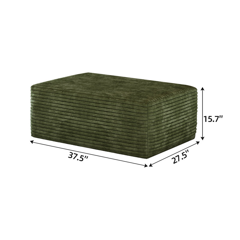 Repose-pieds compact et moderne sans mousse