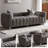 87.4'' Premium Velvet Sofa 3-Seater Loveseat-2002845321