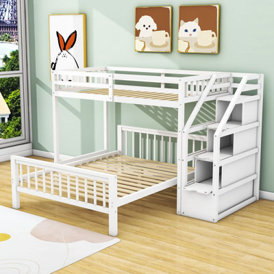 Demler Kids Twin Over Full Bunk Bed