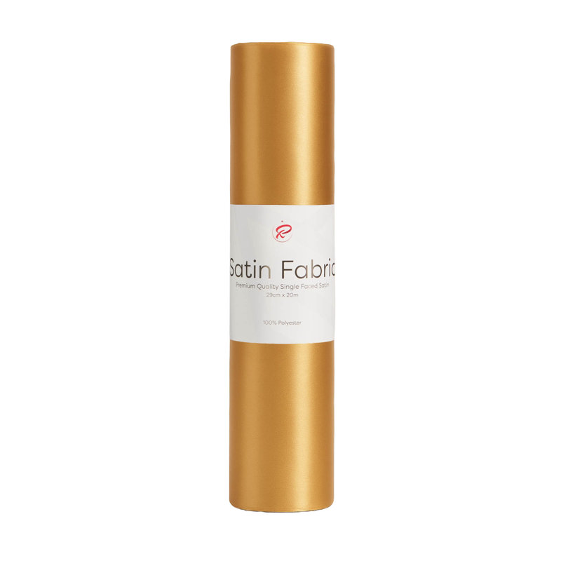 2000 cm Satin Shatterproof Ribbon, Gold
