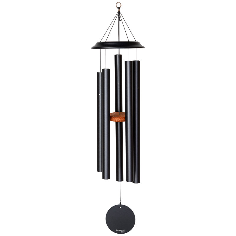 Shenandoah Melodies Aluminum Wind Chime, Noir, H 47 po x l 11 po x P 11 po