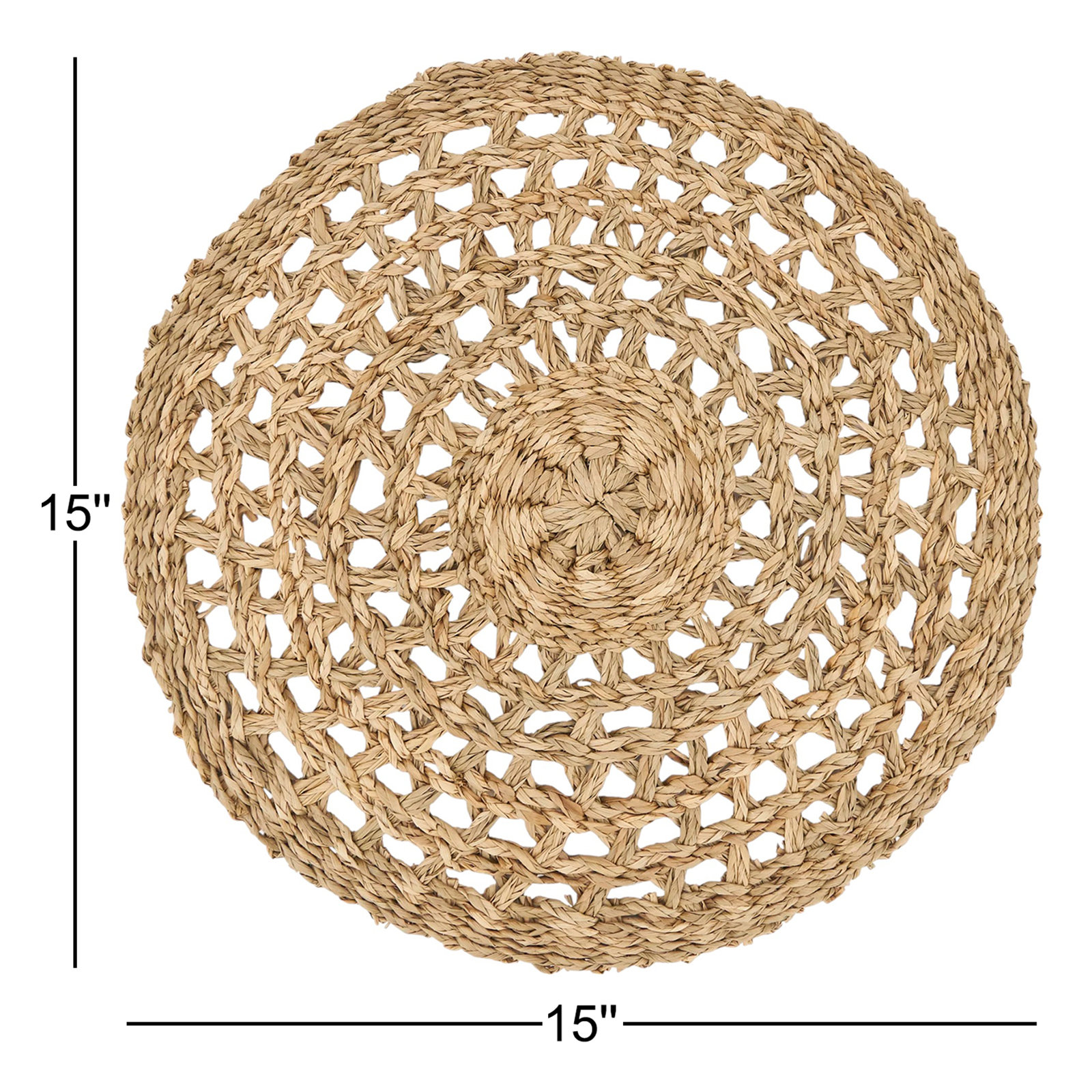 Lauderdale Seagrass Placemat, Brown