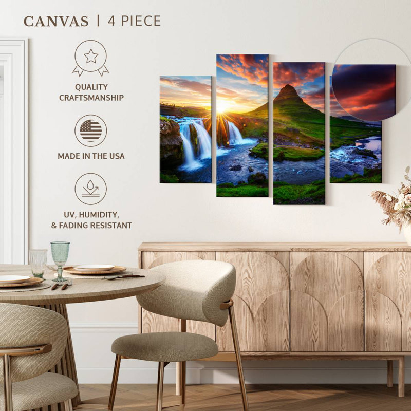 Paysage Alvord Kirkjufellsfoss, H 27 po x l 43 po