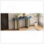 Console d'entrée en rotin de style campagnard, console étroite avec rangement, table de couloir pour le salon, entrée (bleu marine)-136819346