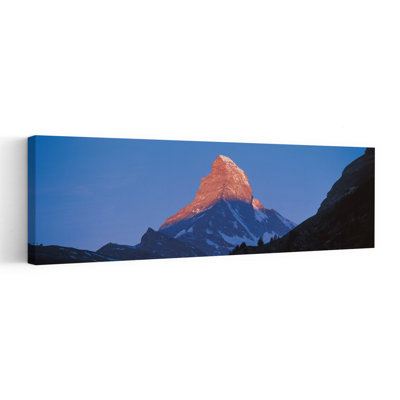 Mont Matterhorn, Zermatt, Suisse, paysage de montagne contemporain abstrait