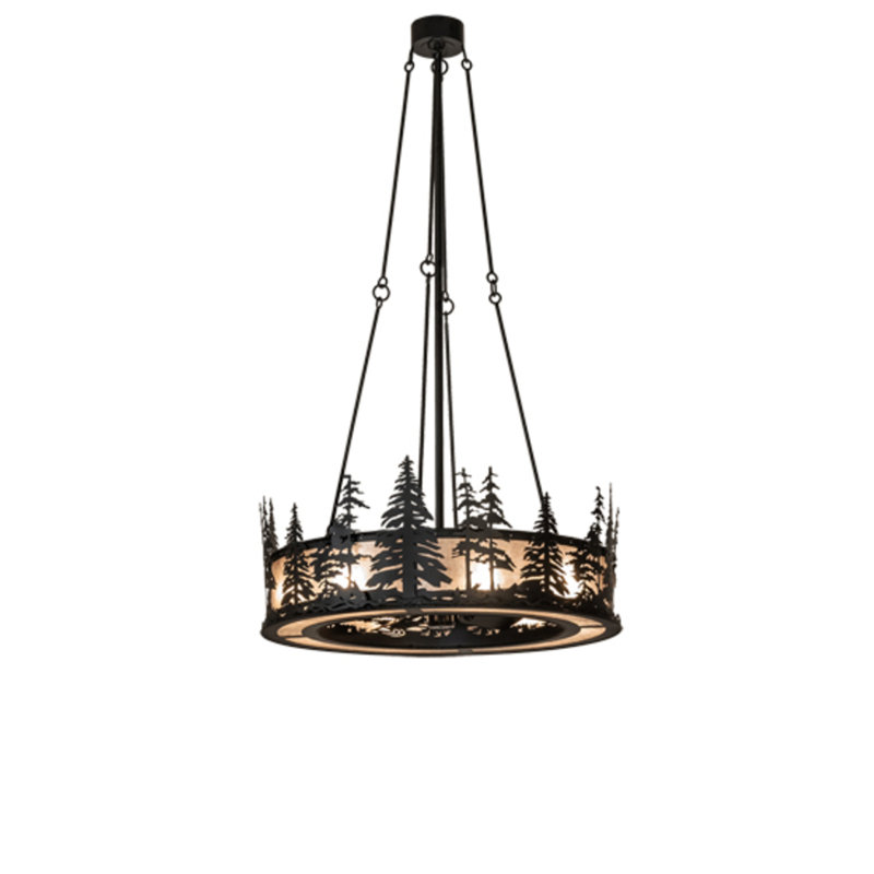 Tall Pines Downrod Ceiling Fan