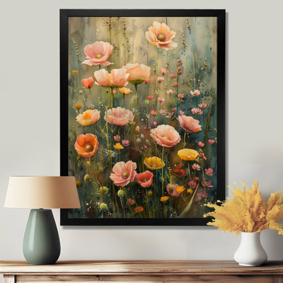 Rose, rose, boutons d'or, merveilles - Buttercups, art mural, salon