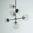 Arverne 6 - Light Steel Dimmable Sputnik Modern Linear Chandelier-625420766