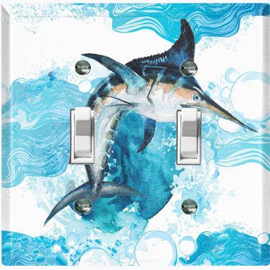 WorldAcc Metal Light Switch Plate Outlet Cover (Trophy Fishing Grayling  Clear Water Lake Orange - Single Toggle) - Wayfair Canada