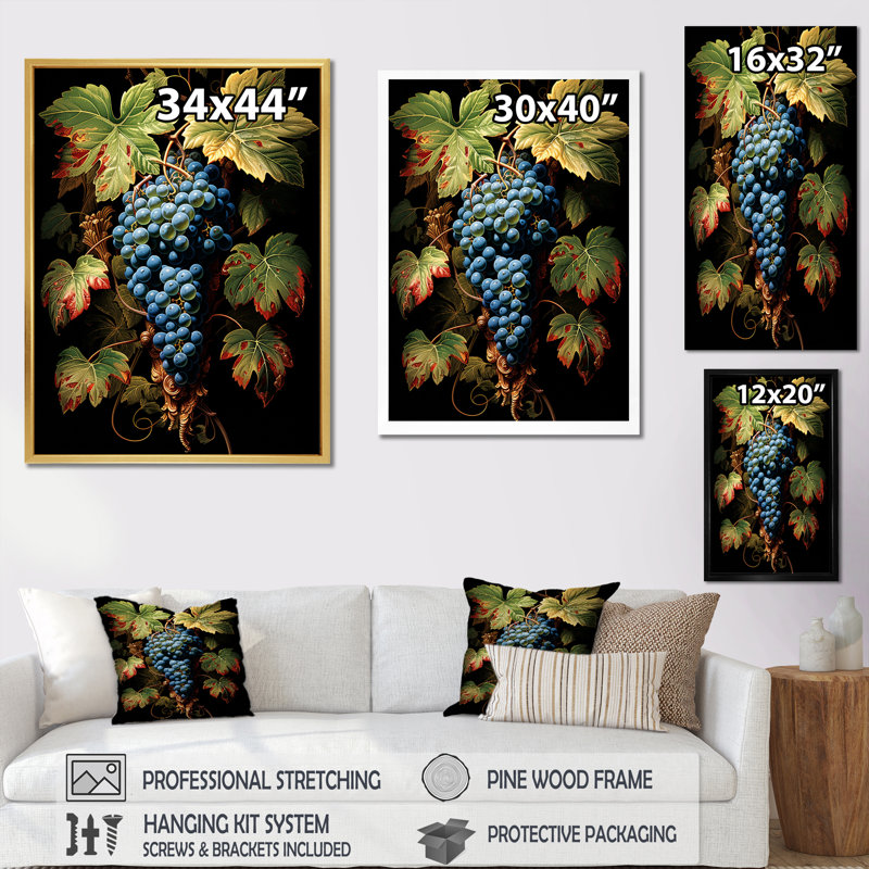 «French Red Wine Bordeaux Bounty II», reproduction sur toile, Toile tendue, H 32 po x l 24 po x P 1 po