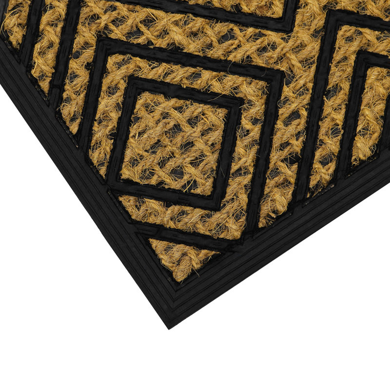 Non-Slip Geometric Outdoor Doormat