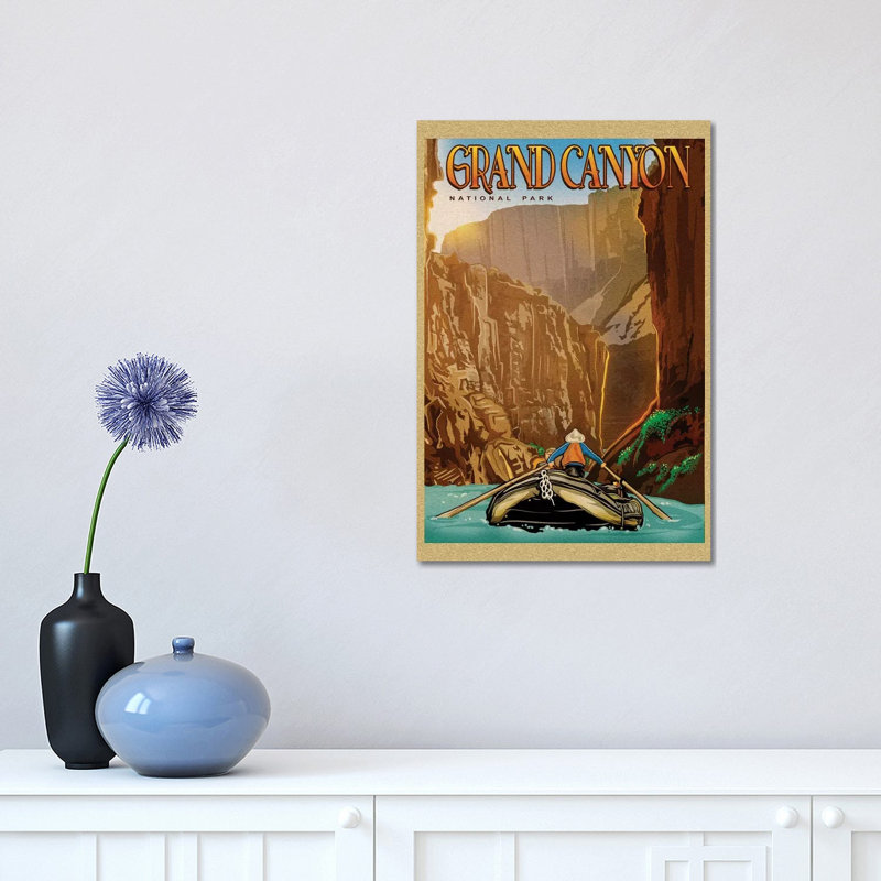 Grand Canyon River Ride - Wrapped Canvas Print, 45.72cm H x 30.48cm W x 1.91cm D