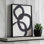 Reproduction d'art avec cercles en acrylique par Alisa Galitsyna