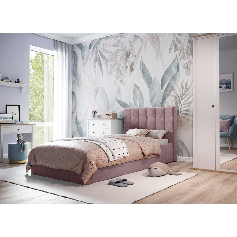 Clarysville Upholstered Bed, Red