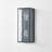 2‑light Outdoor Wall Lantern With Hammered Stone‑pattern Glass & Black Metal Frame