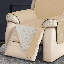 Housse matelassée et réversible pour fauteuil inclinable-50890887-50890284