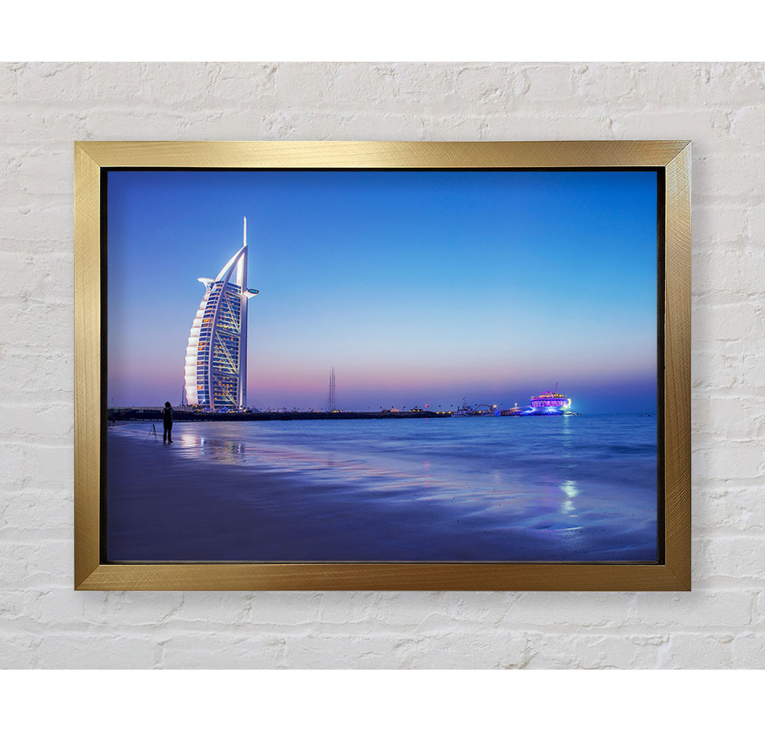 Burj Al Arab 7 Star Hotel - Einzelner Bilderrahmen Kunstdrucke