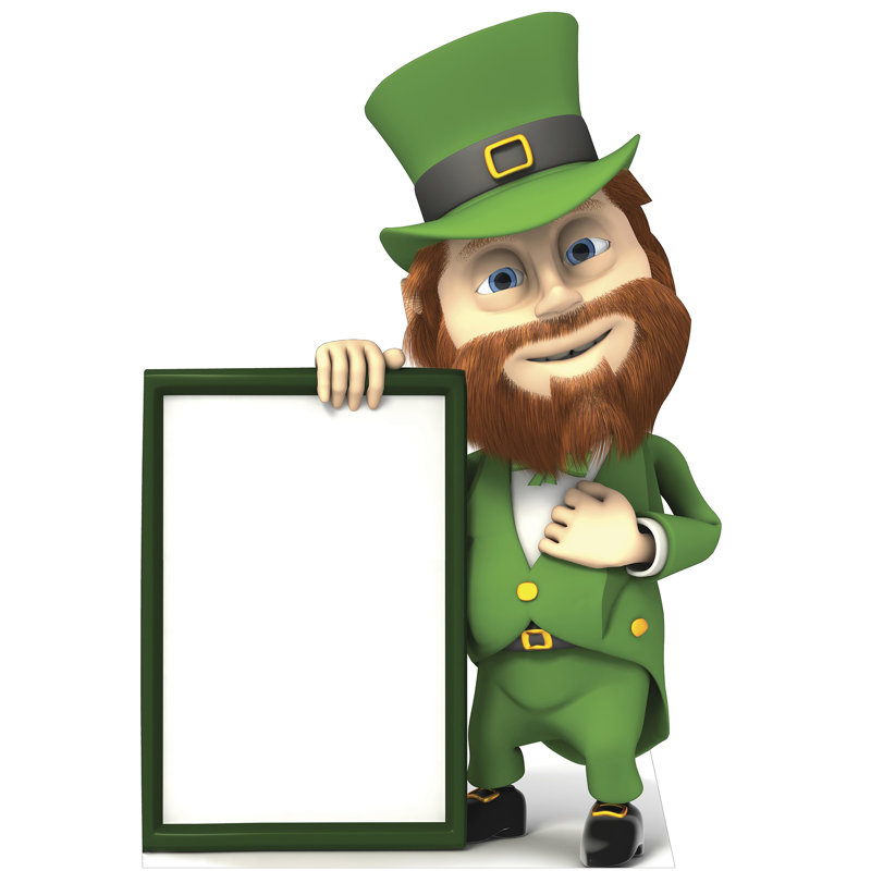 Accroche en carton st patrick day