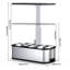 Ensemble de systèmes de culture hydroponique, jardin d'intérieur Smart Herbs, pots de plantation BHTNYoo / 12 dosettes d'une capacité de 5 L avec lumières de croissance à DEL et pompe à eau intelligente, minuterie