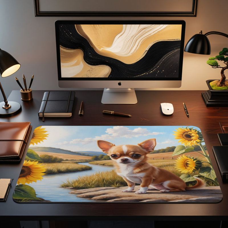 Polyester Desk Pad, 23.6x13.8