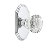 Grandeur Concealed Screw Mechanism Geometric Knob with Arch Rosette
