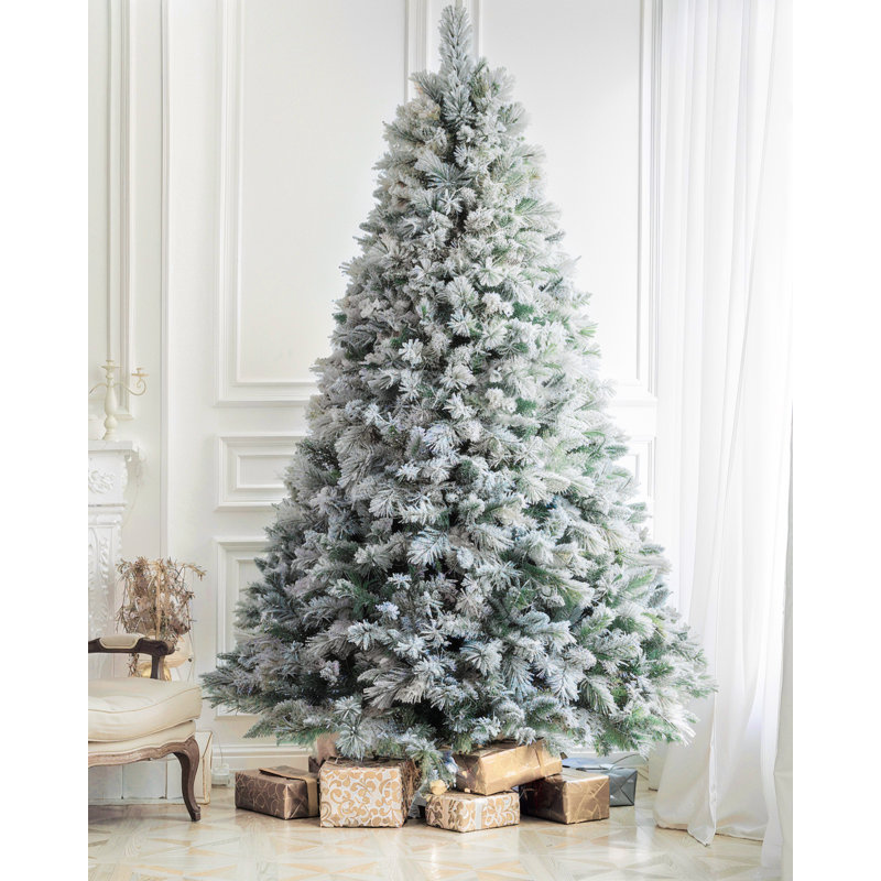 Arbre de Noël artificiel givré, 8'
