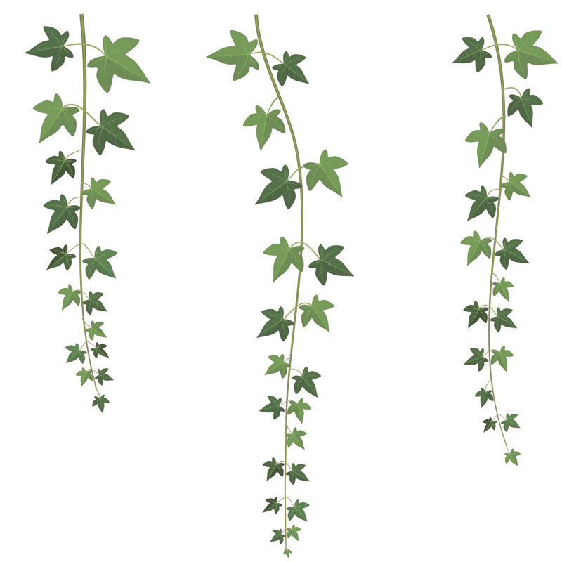 Plants & Flowers Wall Decal, 20" H x 20" W