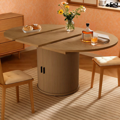Table de salle à manger extensible avec rangement, 43 à 59 po