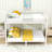 Queen Over Queen Metal Bunk Bed With Ladders-1439958884