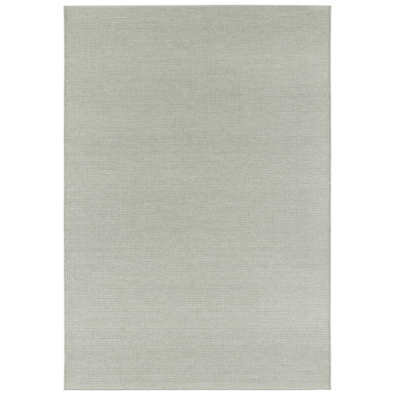Millau Flatweave Green Indoor/Outdoor Rug, Rectangle 140 x 200cm