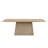 Oveson 7-Piece Dining Table Set With Upholstered Chairs & Rattan Backs-122270743