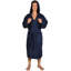 Peignoir mi-mollet 100% coton avec poches et capuche Clyda-33123085-33123086