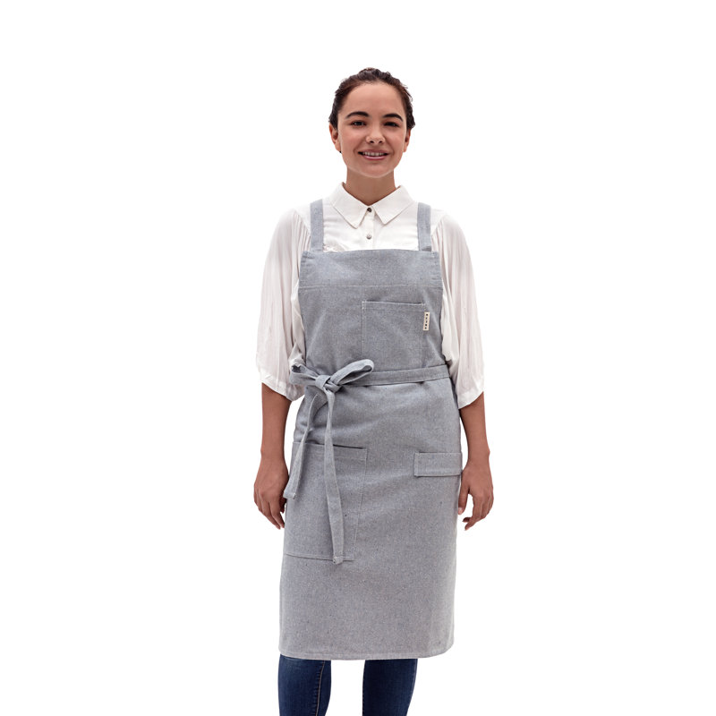 Solid Colour Cotton Bib Apron