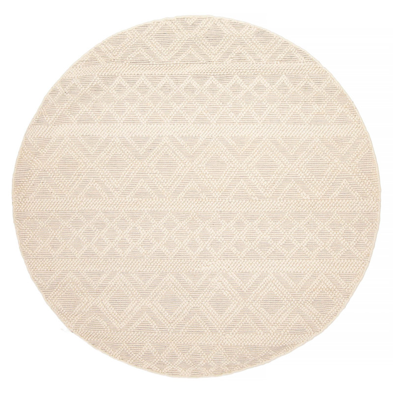 Tapis crème Sienna 5 pi 10 po x 5 pi 10 po