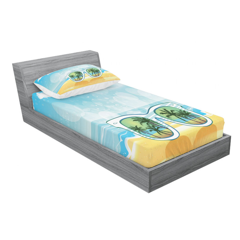 Microfiber Sheet Set, Twin XL Sheet Set with Fitted Sheet