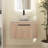 Abrienda 29.53 " W Wall Mounted 1 Single Vanity Bathroom Vanity With Ceramic Top